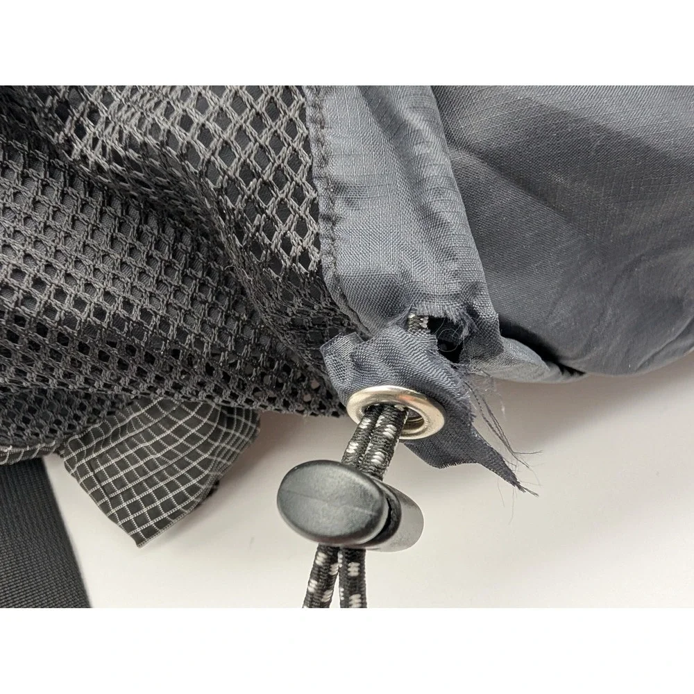 Eddie Bauer Technical Mesh Grid Backpack Charcoal Grey Black